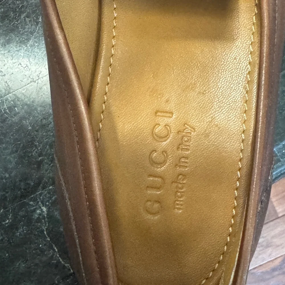 Gucci Jordaan Leather Loafers